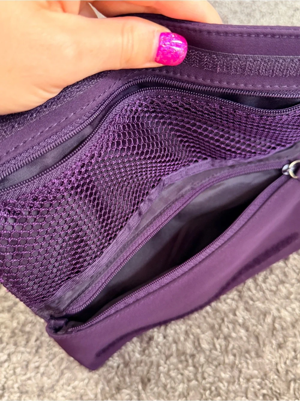 Plum Purple Travel Bifold Case